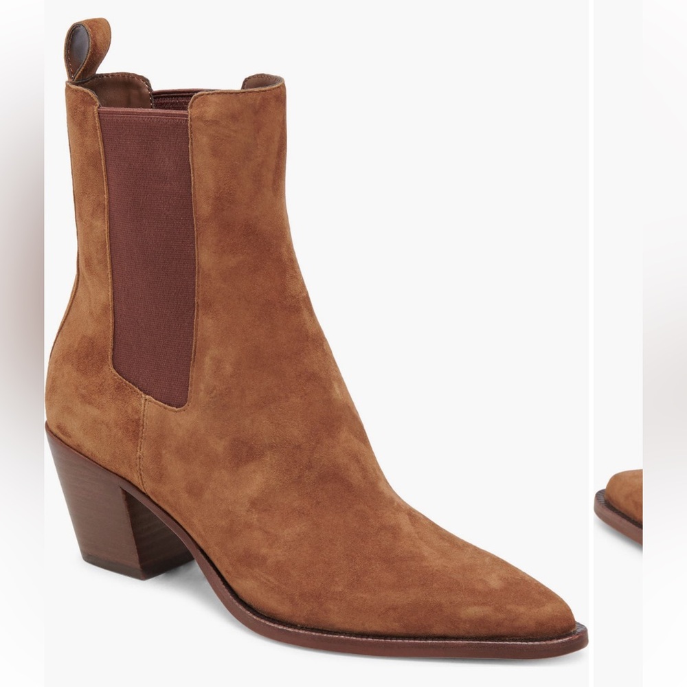 DV by Dolce Vita Tan Suede Heeled Boots